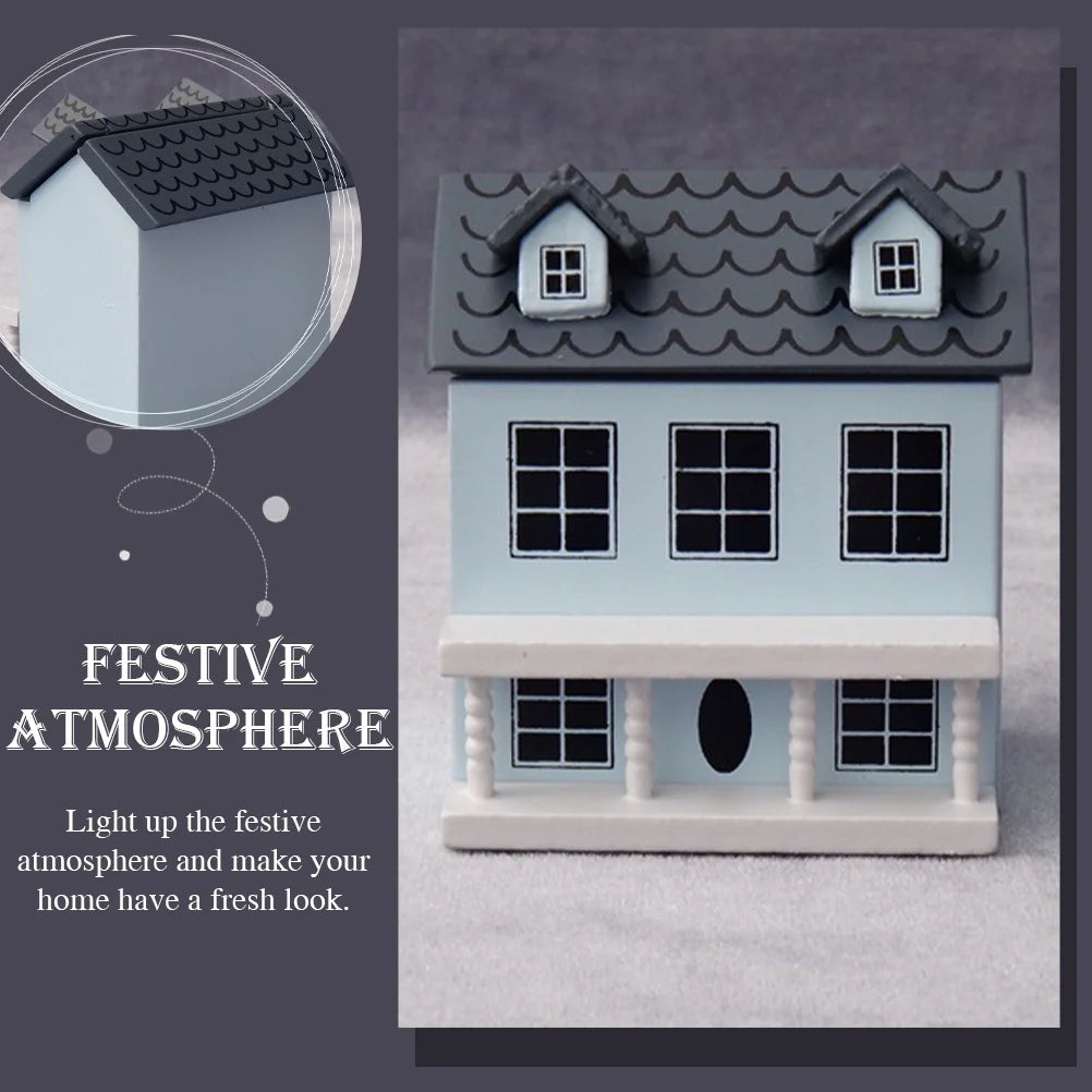 Rustic Wooden Dollhouse Ornament X15902