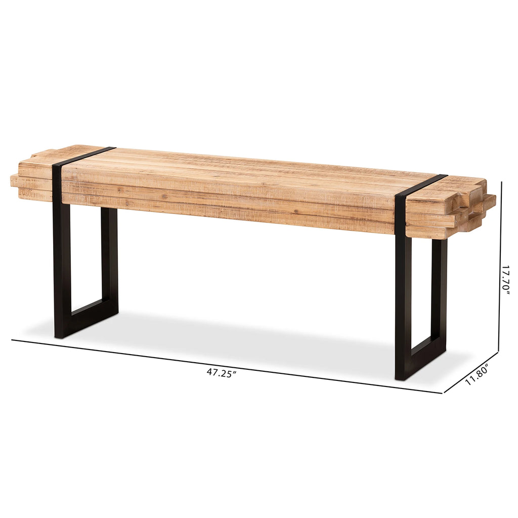 Natural Brown Bench A2621