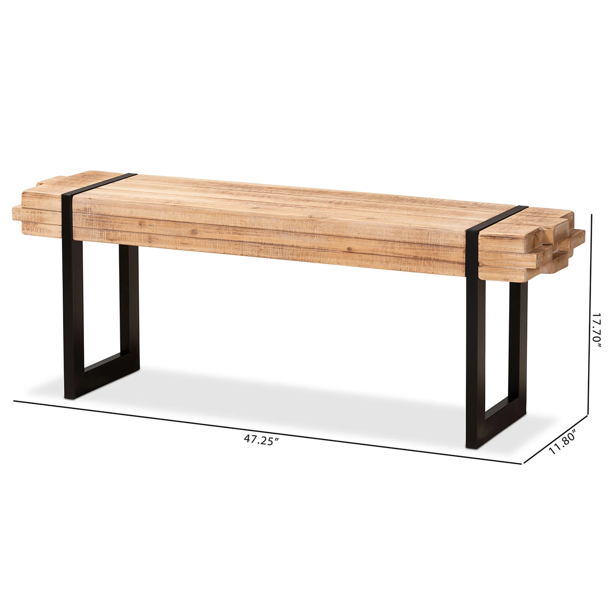 Natural Brown Bench A2621