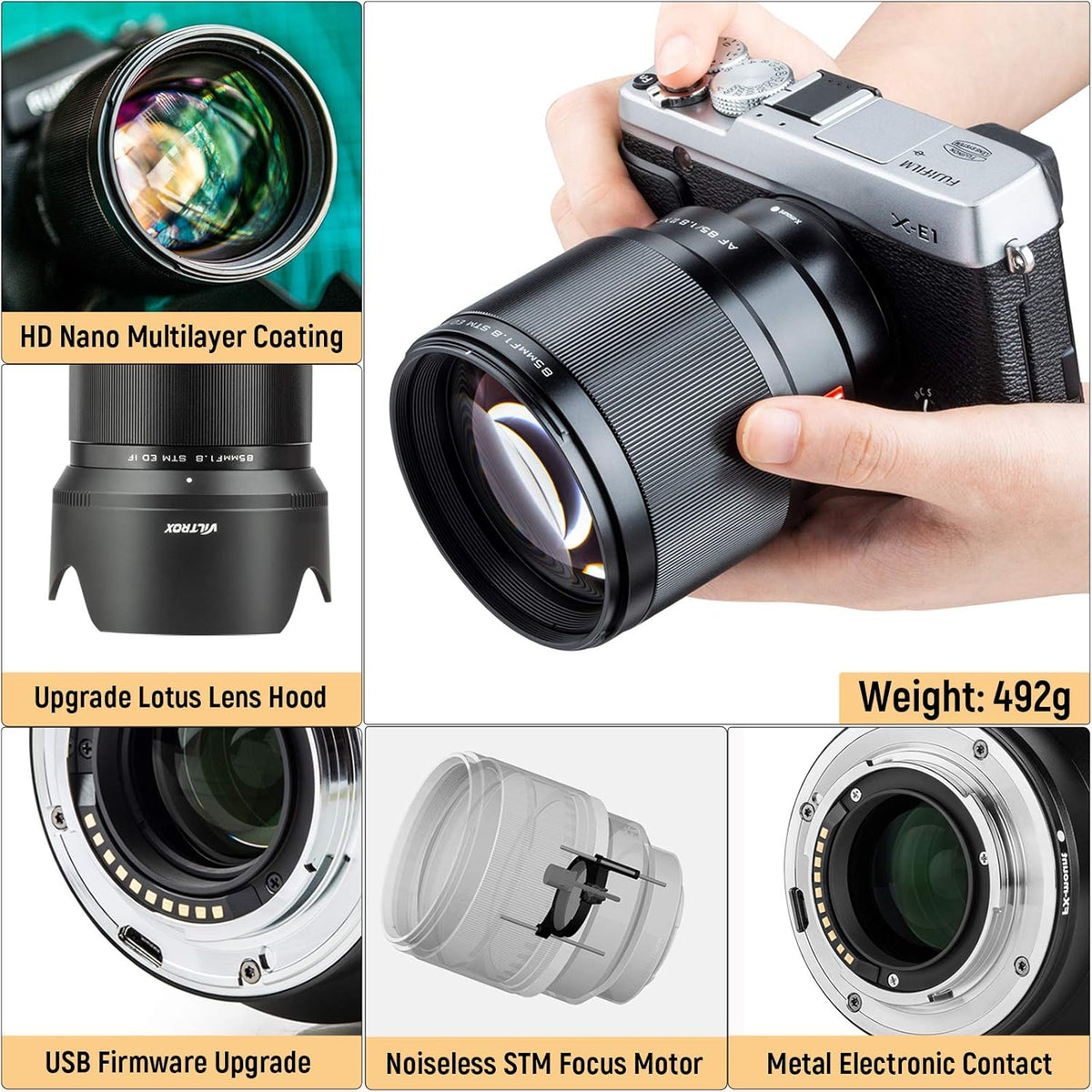 85mm F1.8 Mark II STM Auto Focus Lens for Fuji X Mount Y243