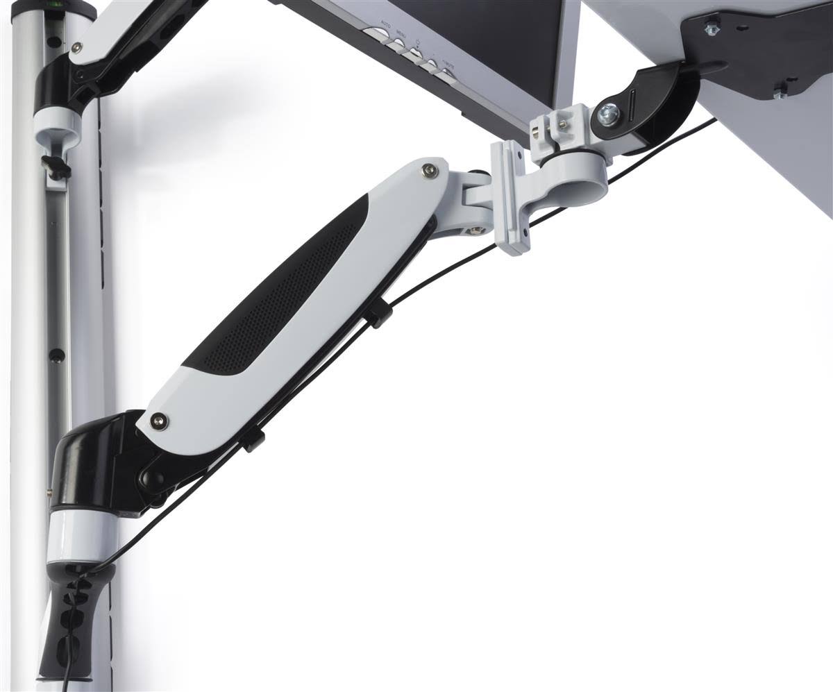 Aluminum Adjustable Height Monitor Desk Mount Stands A80536