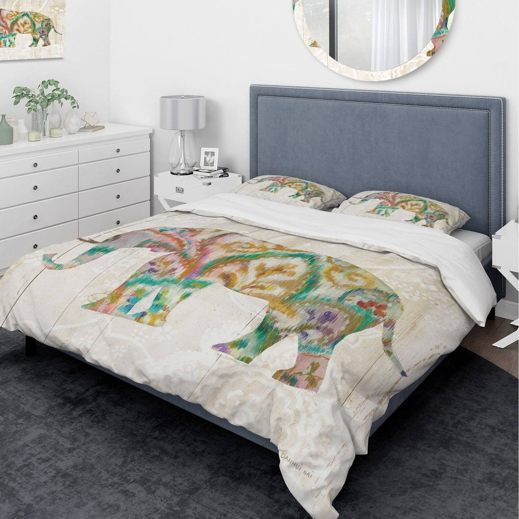 Multi-Color Traditional Bedding Set Duvet Cover and Shams G842126