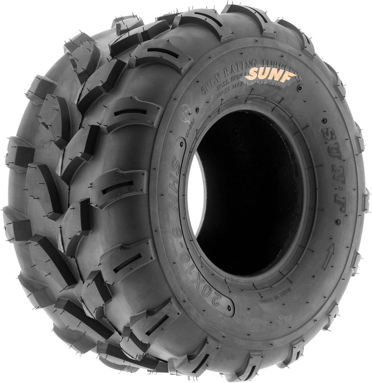 18x9.5-8 6 PR Directional Tread Off-Road Tire (Pair of 2) Y397481