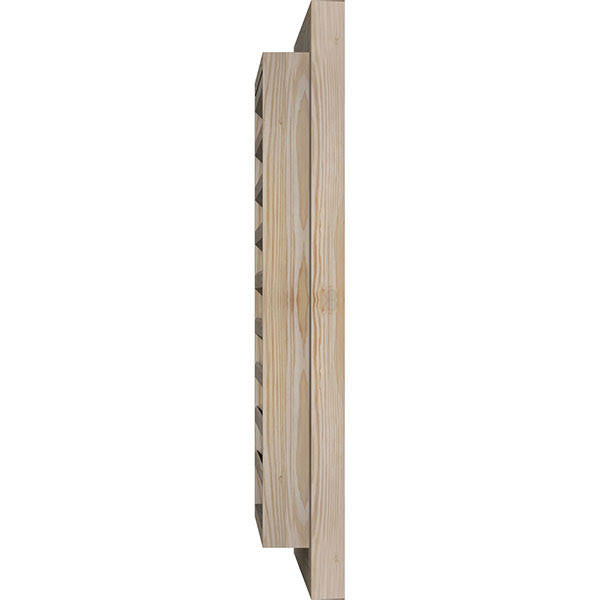 Primed Smooth Vertical Gable Vent M5154