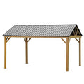 12'x14' Hardtop Aluminum Gazebo with Galvanized Steel Canopy O626
