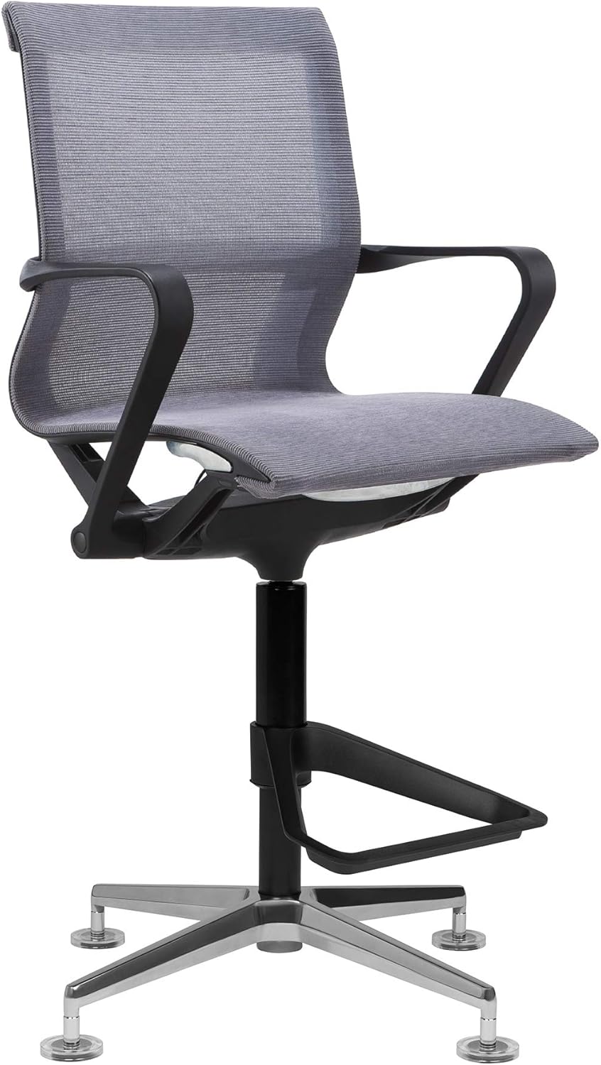 Black Mesh Drafting Chair A944