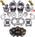 Carburetor Cylinder Head Piston Gasket Top End Kit J573416