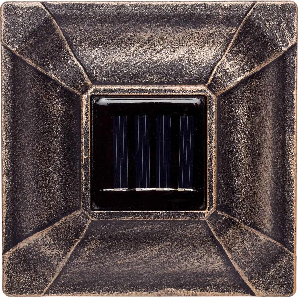 Bronze Solar Cast Aluminum LED Post Cap Light, 6 Pack J78956