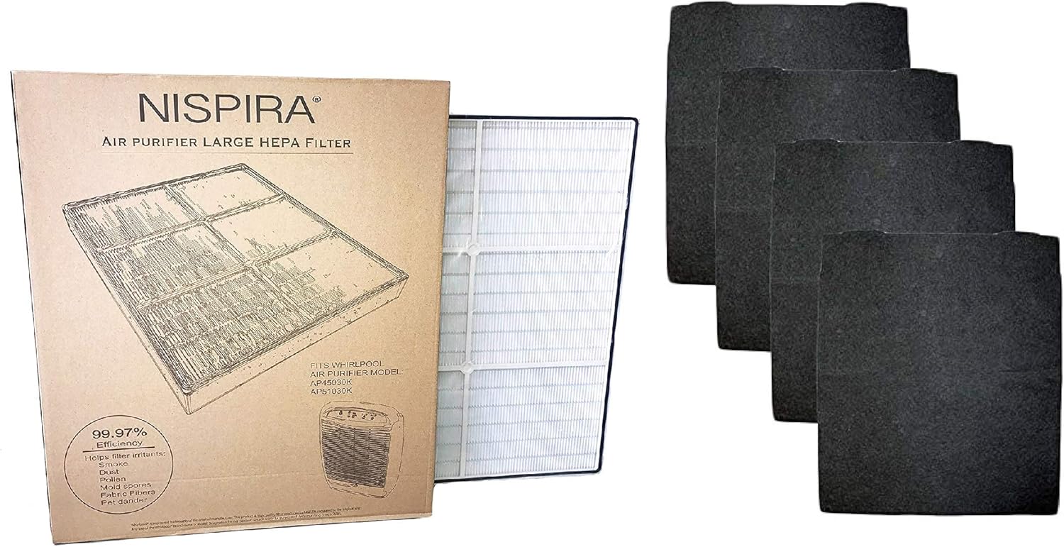 2 Packs True HEPA Carbon Pre Filter Set I5723