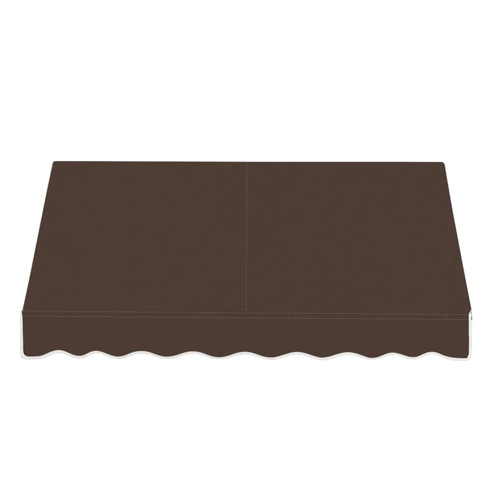 6.375 ft Brown Acrylic Fabric Fixed Awning P1647