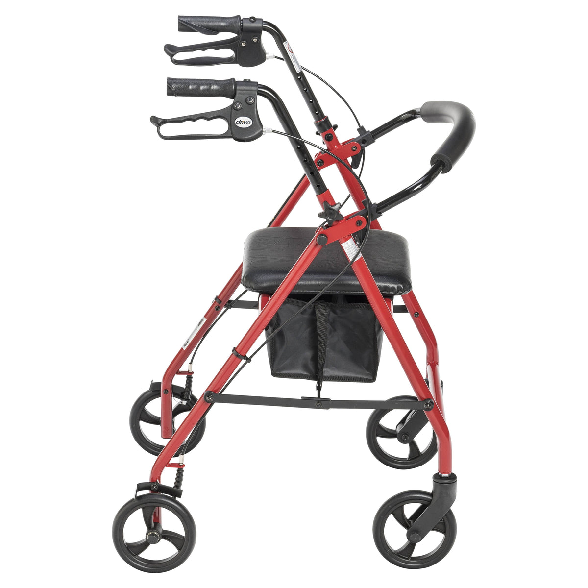 Red Rollator with 6x22 Wheels G2103