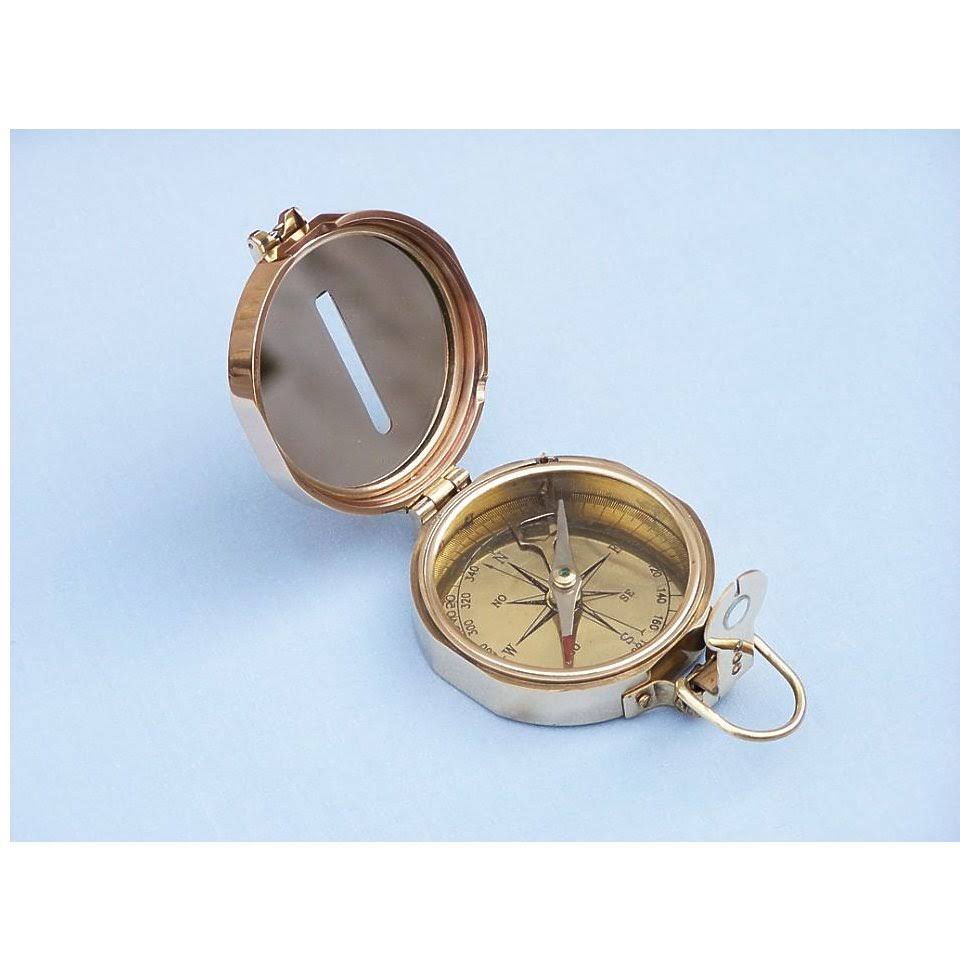 Solid Brass Clinometer Compass G547