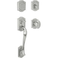 Full Dummy Sectional Handleset with Knob Satin Chrome L89742