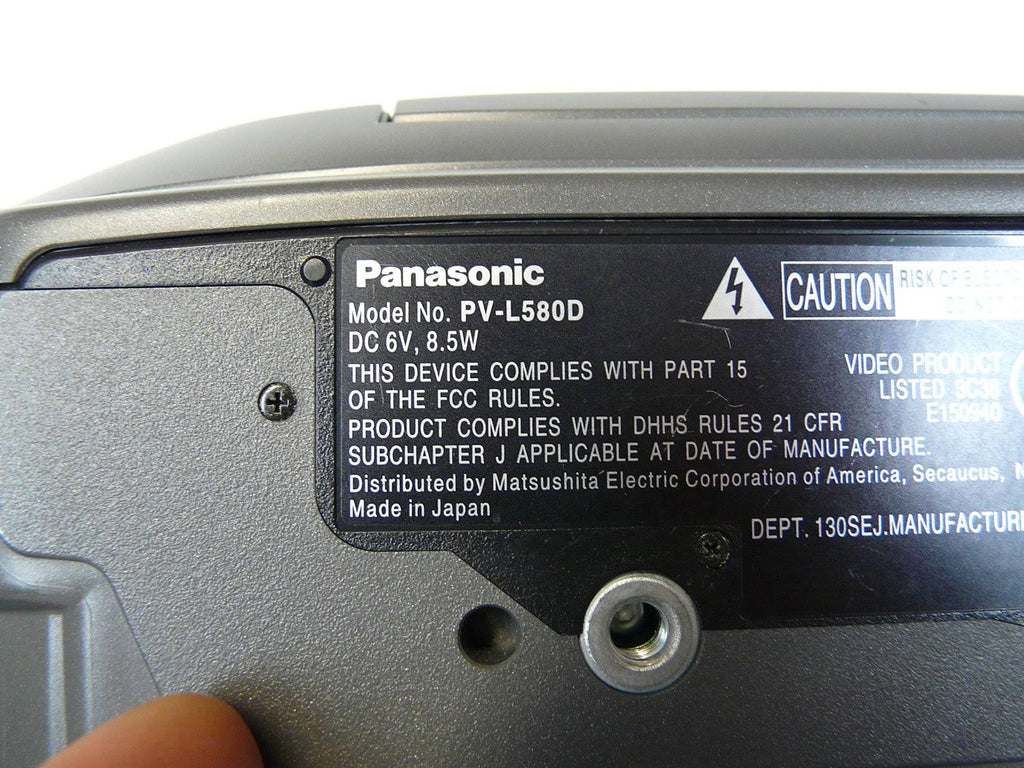 Compact VHS/VHS-C Palmcorder Camcorder Bundle W836294