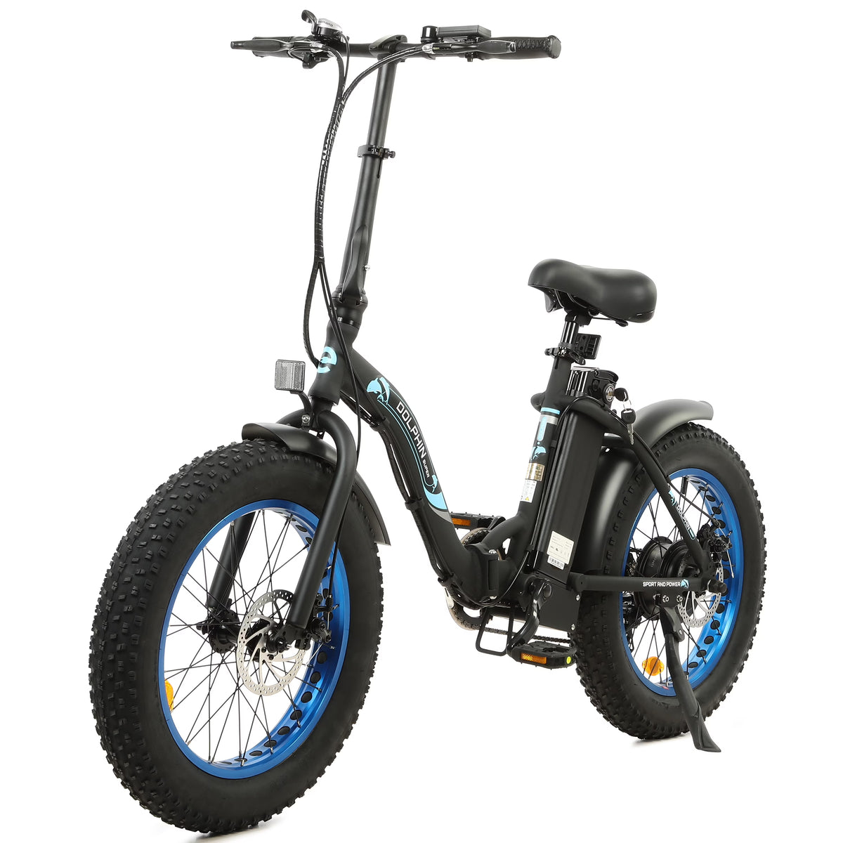 500 W 36 V 20" Electric Bicycle Fat Tire Removable Battery 7 Speed K252868