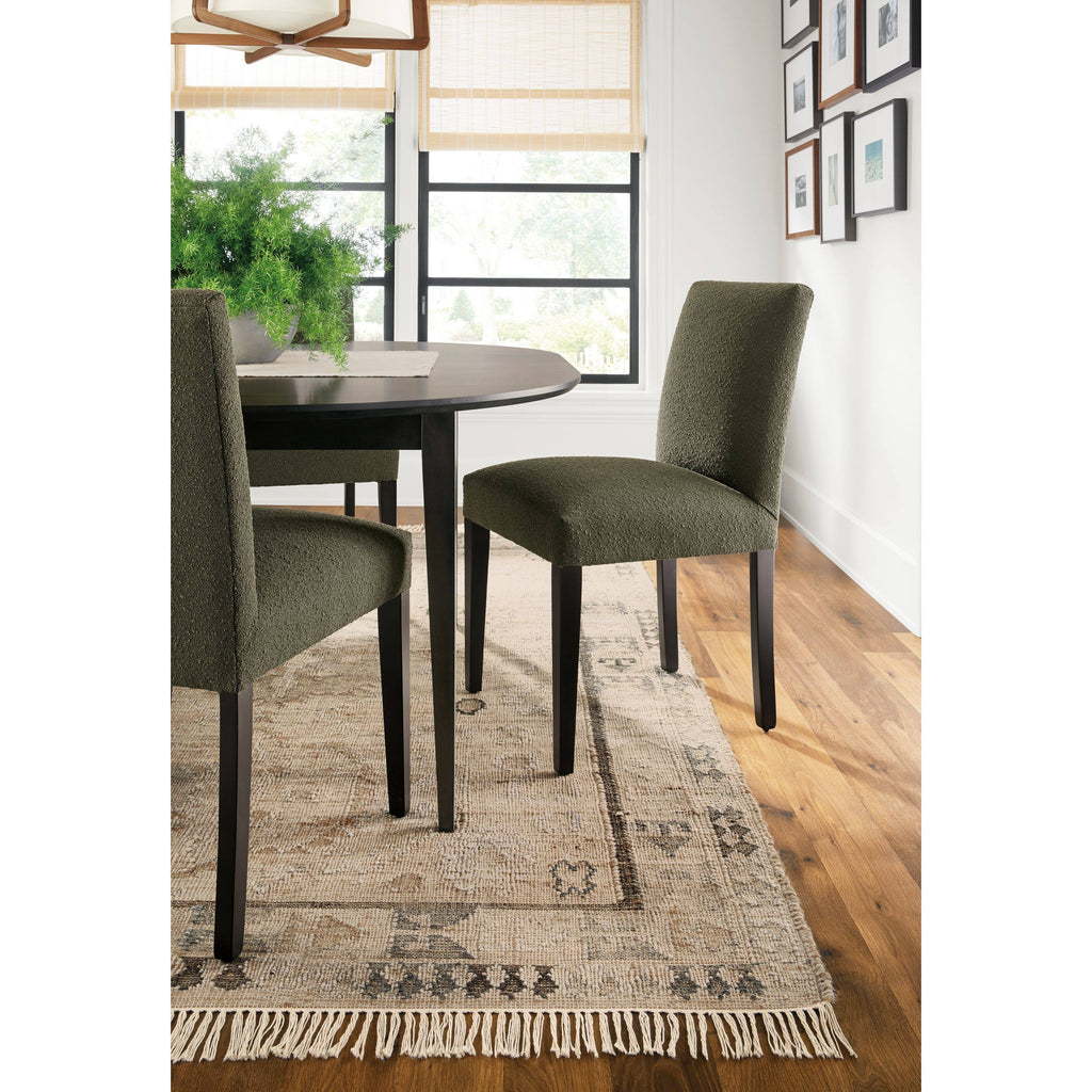 Modern Side Chair in Flint Terracotta with Charcoal Legs E99999