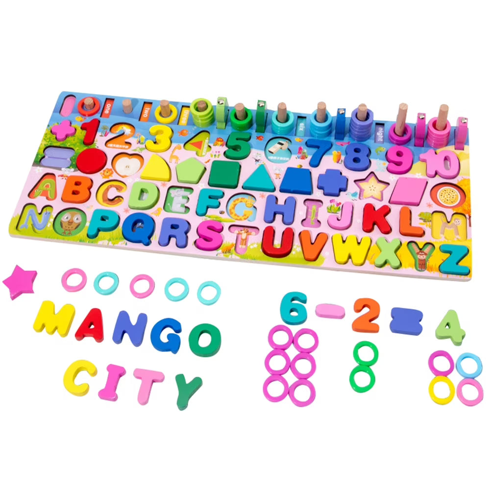 Magnetic Wooden Building Blocks Toy V212381