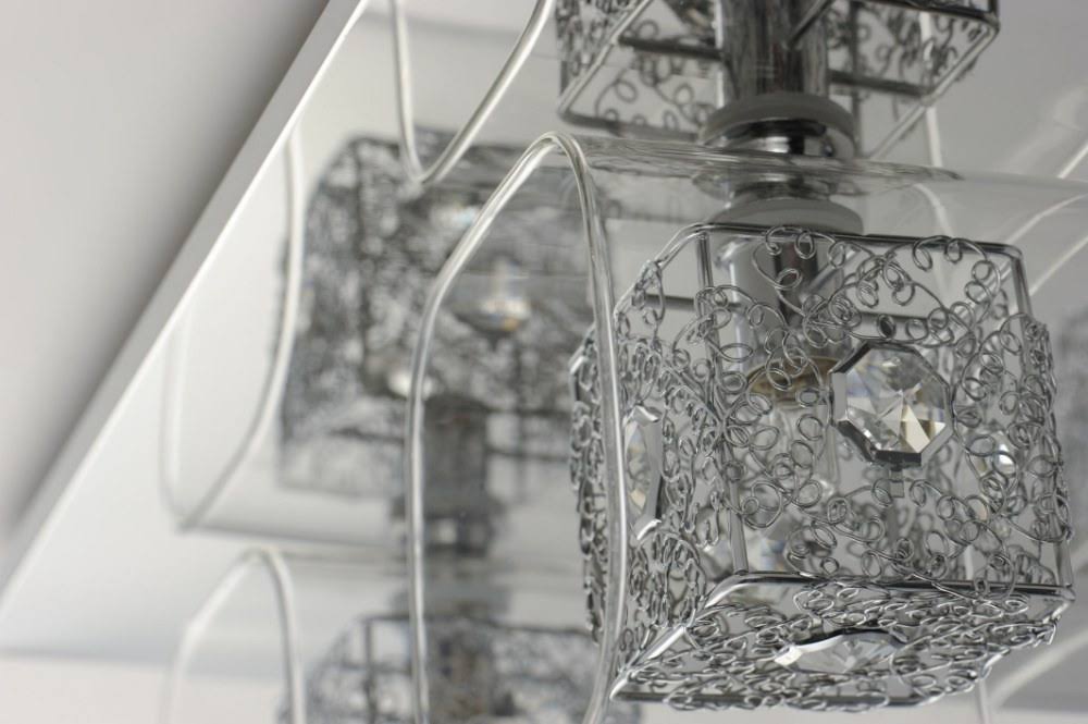 Polished Chrome Flush Mount Light Q6056