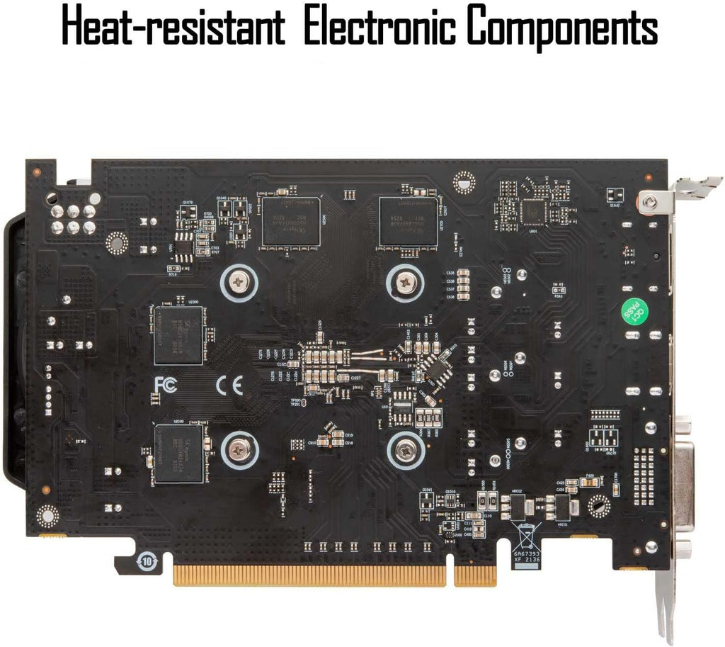 4GB GDDR5 128 Bit Dual Fans PCI Express Graphics Card R2862