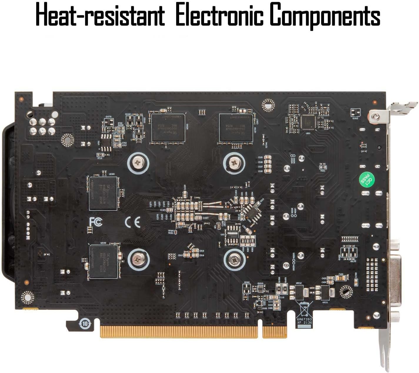 4GB GDDR5 128 Bit Dual Fans PCI Express Graphics Card R2862