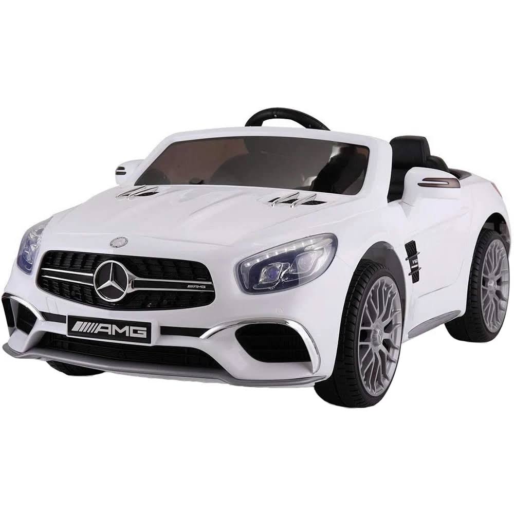 White 12V Kids Ride on Car S288116