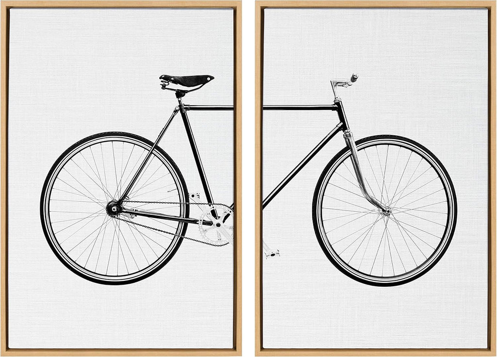 Set of 2 Framed Canvas Wall Art E214236