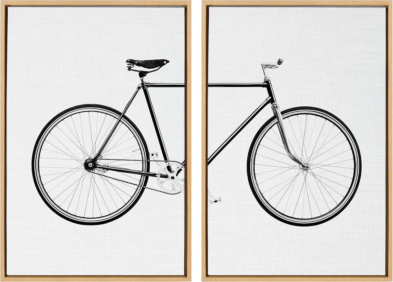 Set of 2 Framed Canvas Wall Art E214236