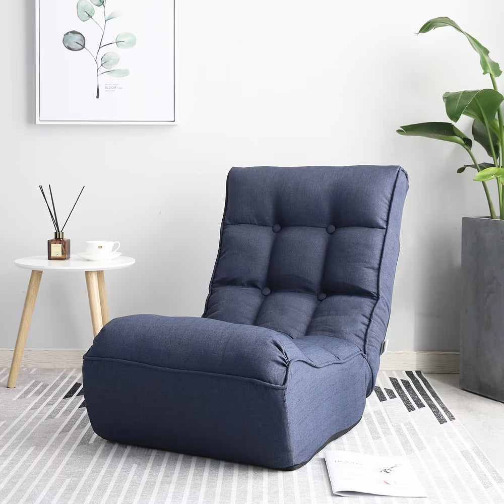 Reclining Floor Chair with Ottoman X5168