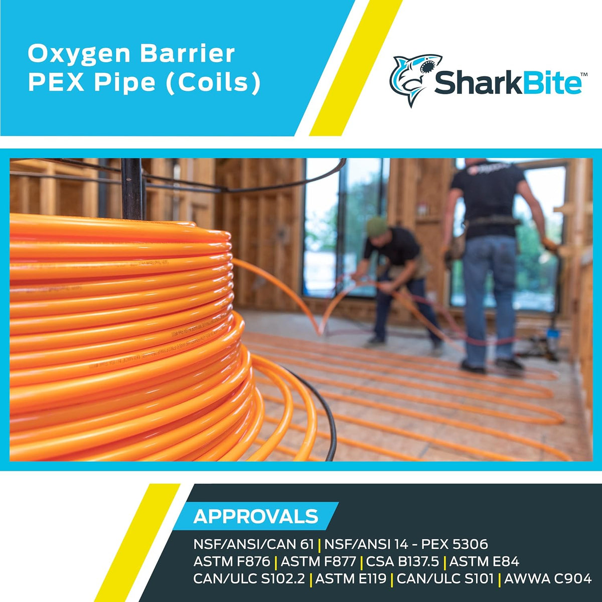 Orange PEX Pipe Oxygen Barrier Water Tubing K17095