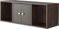 White Wall Mounted Computer Cabinet Hutch G235001