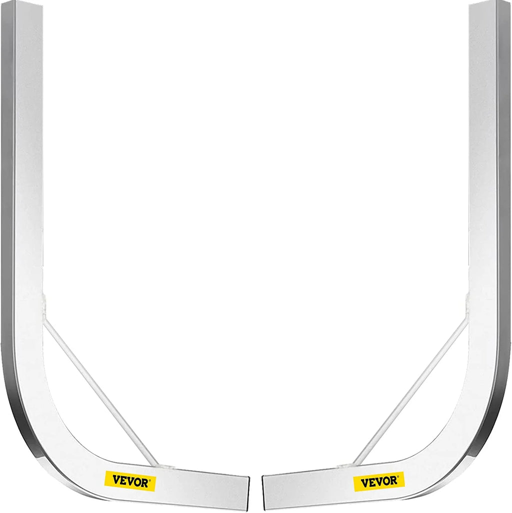 48 in. Steel Boat Trailer Guide-on with White PVC Tube Covers W22074