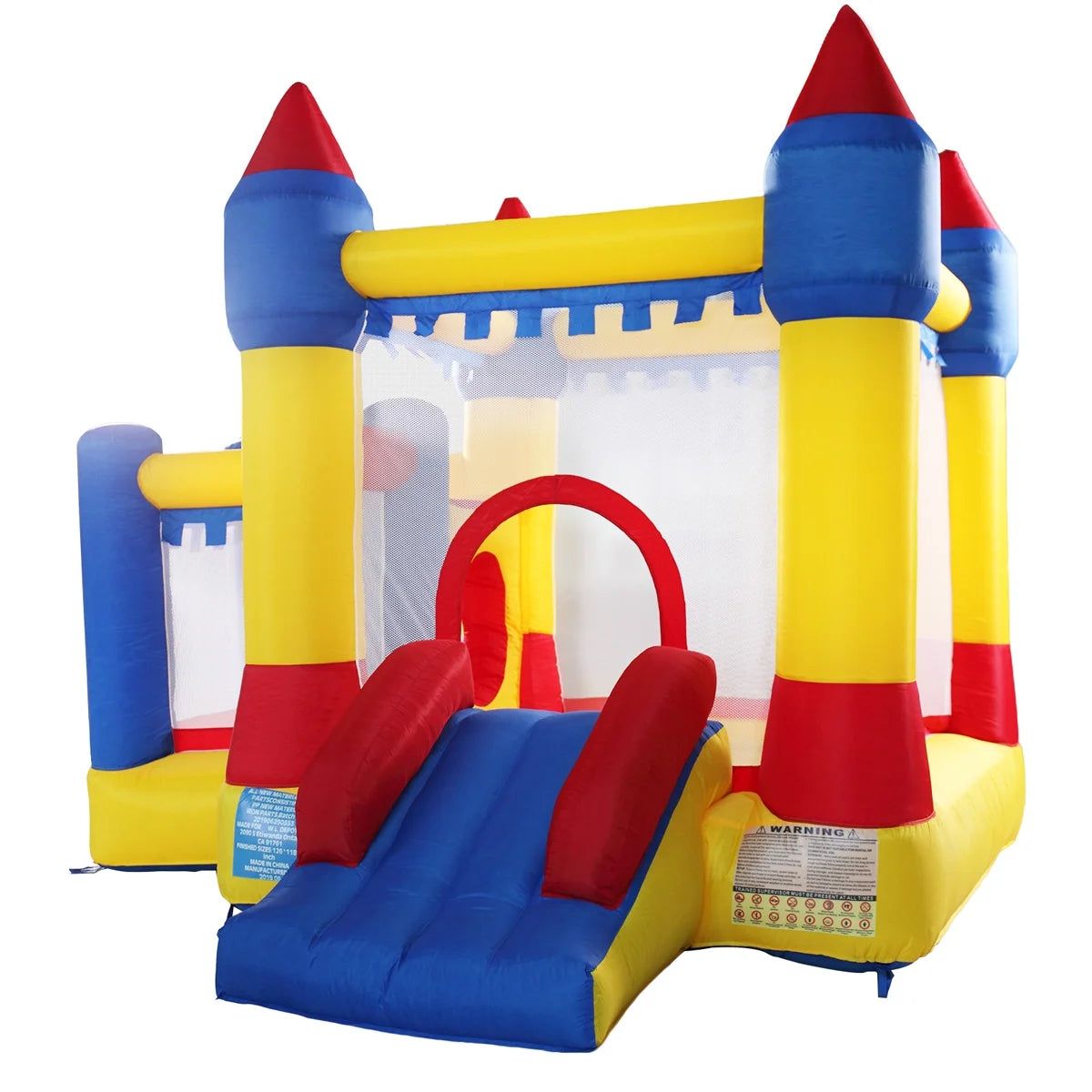 Inflatable Bounce House with Carry Bag and Repair Kit J403901