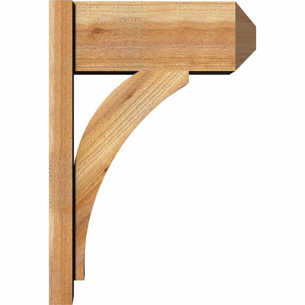 8 in. x 26 in. x 18 in. Western Red Cedar Outlooker S86961