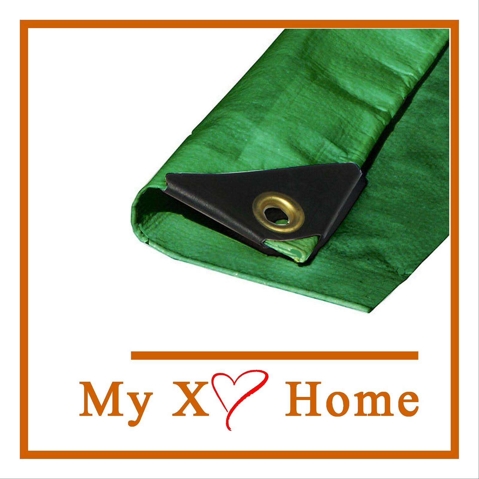 16 x 20 Green 12 Mil Heavy Duty Tarp F443