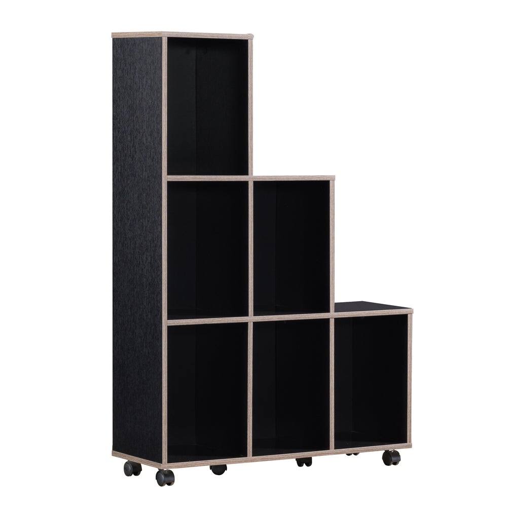 White 6-Shelf Display Cabinet E888