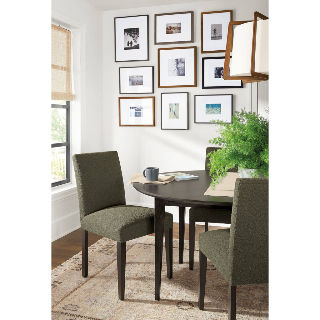 Modern Side Chair in Flint Terracotta with Charcoal Legs E99999