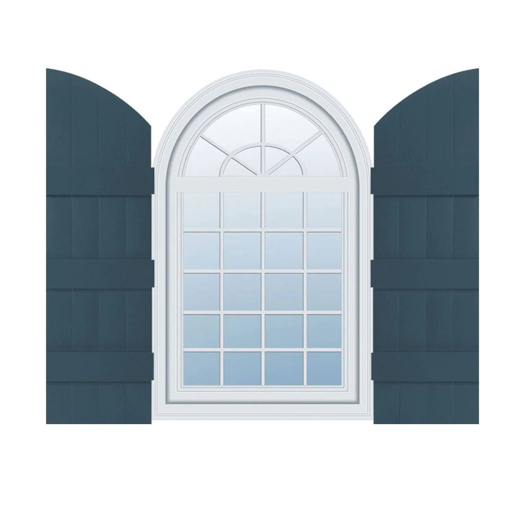 14 inchw x 80 inchh Vinyl Board-n-Batten Shutters C28048