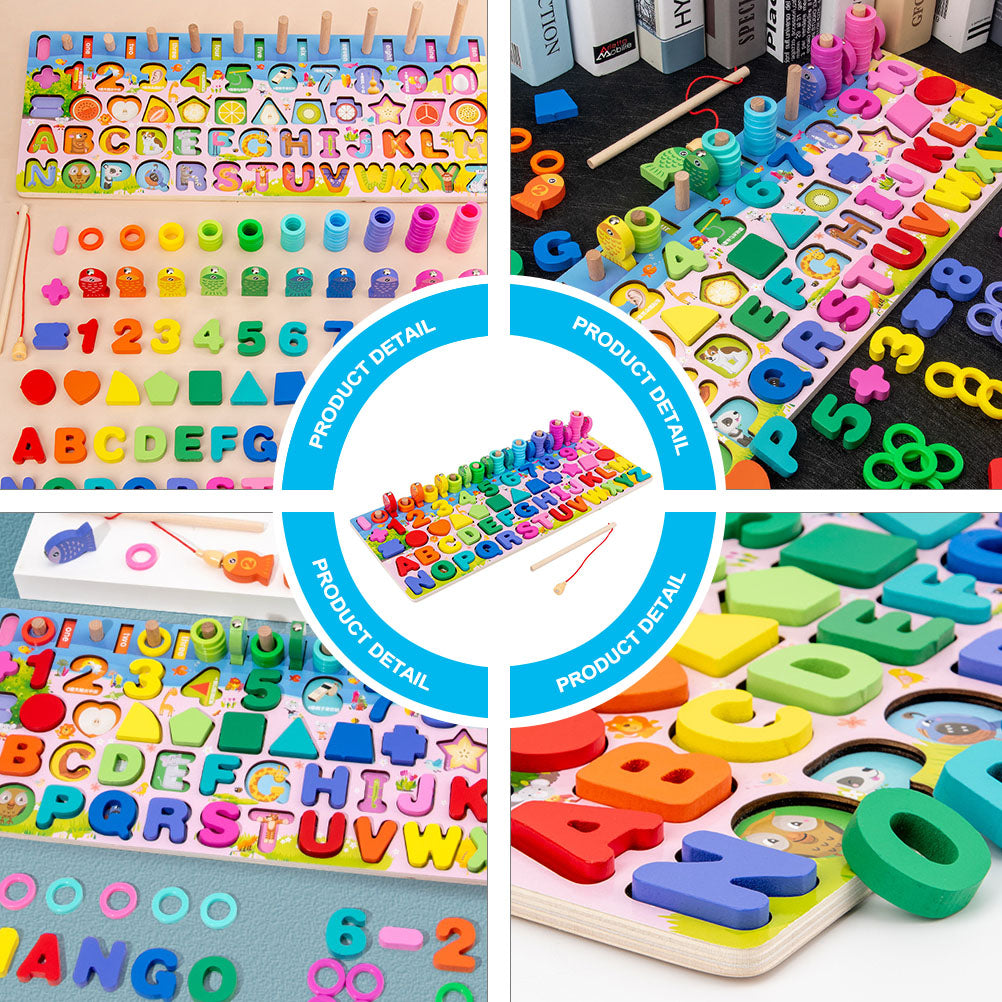 Magnetic Wooden Building Blocks Toy V212381
