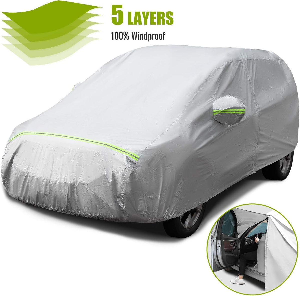 5 Layer Waterproof Windproof Car Cover SUV Cover N69128