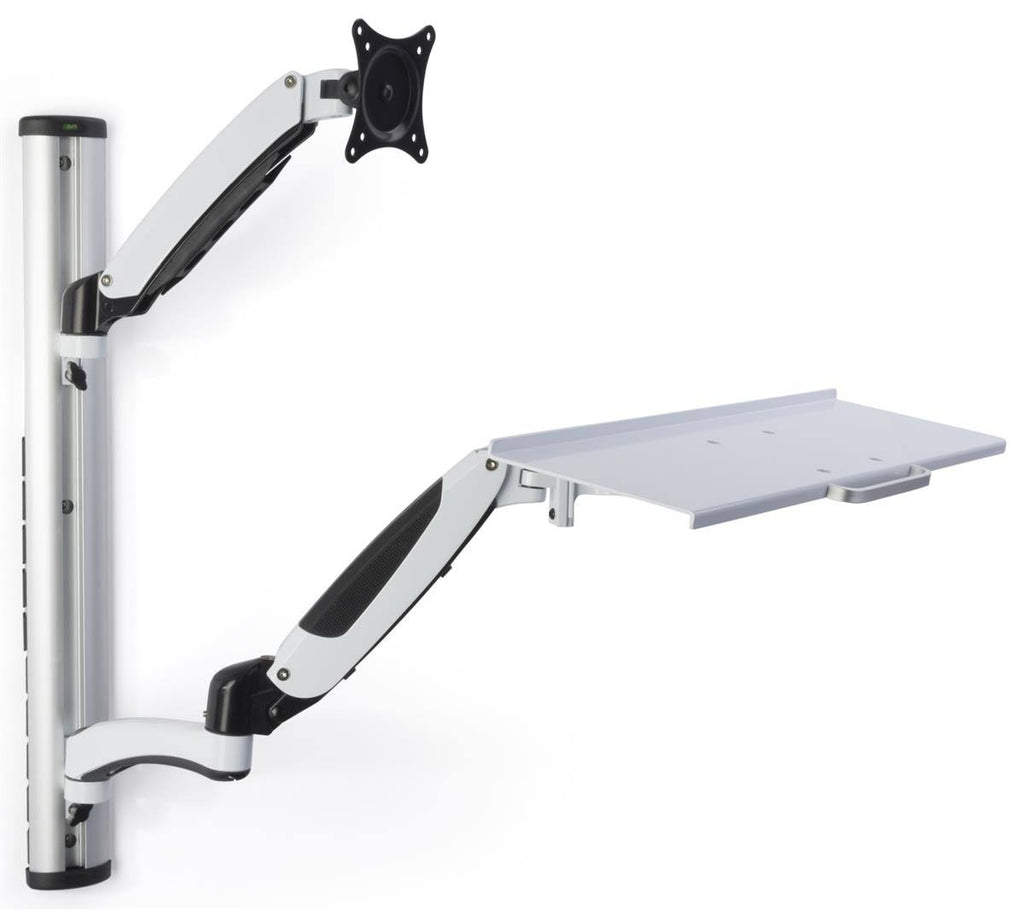 Aluminum Adjustable Height Monitor Desk Mount Stands A80536