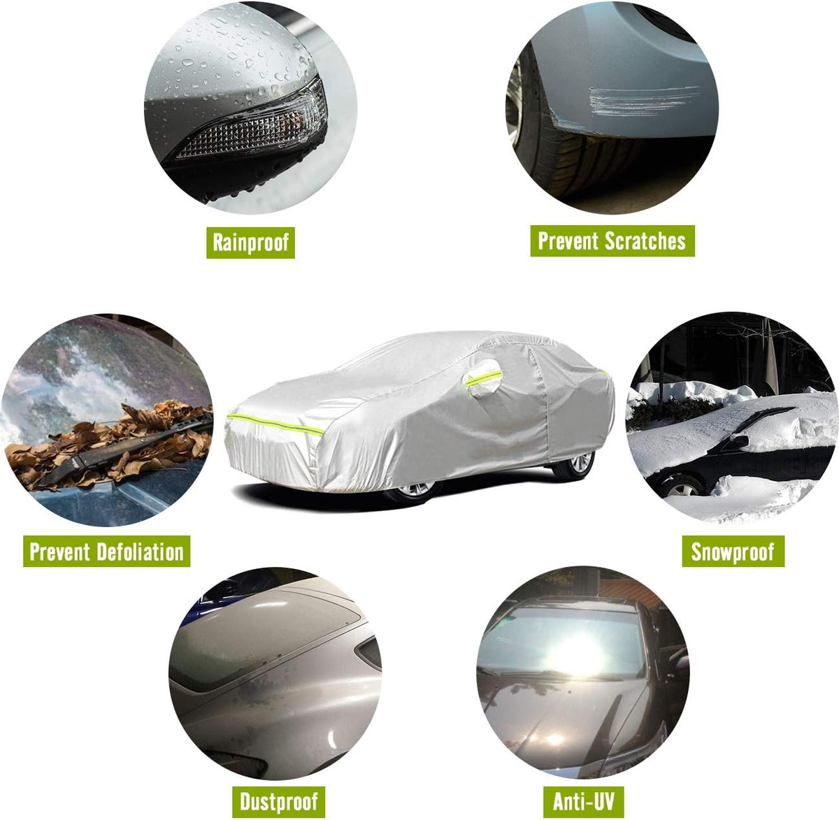 5 Layer Waterproof Windproof Car Cover SUV Cover N69128