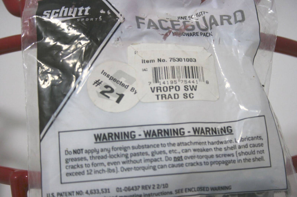 Scarlet Carbon Steel Adult Facemask S9936