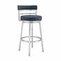 Faux Leather Swivel Bar Stool H6479