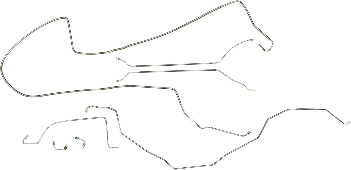 Stainless Brake Line Kit with Valve and Bracket Z516