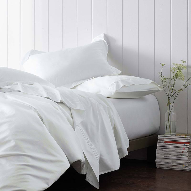 Pink Sand Solid Oversized Queen Egyptian Cotton Sateen Duvet Cover J487