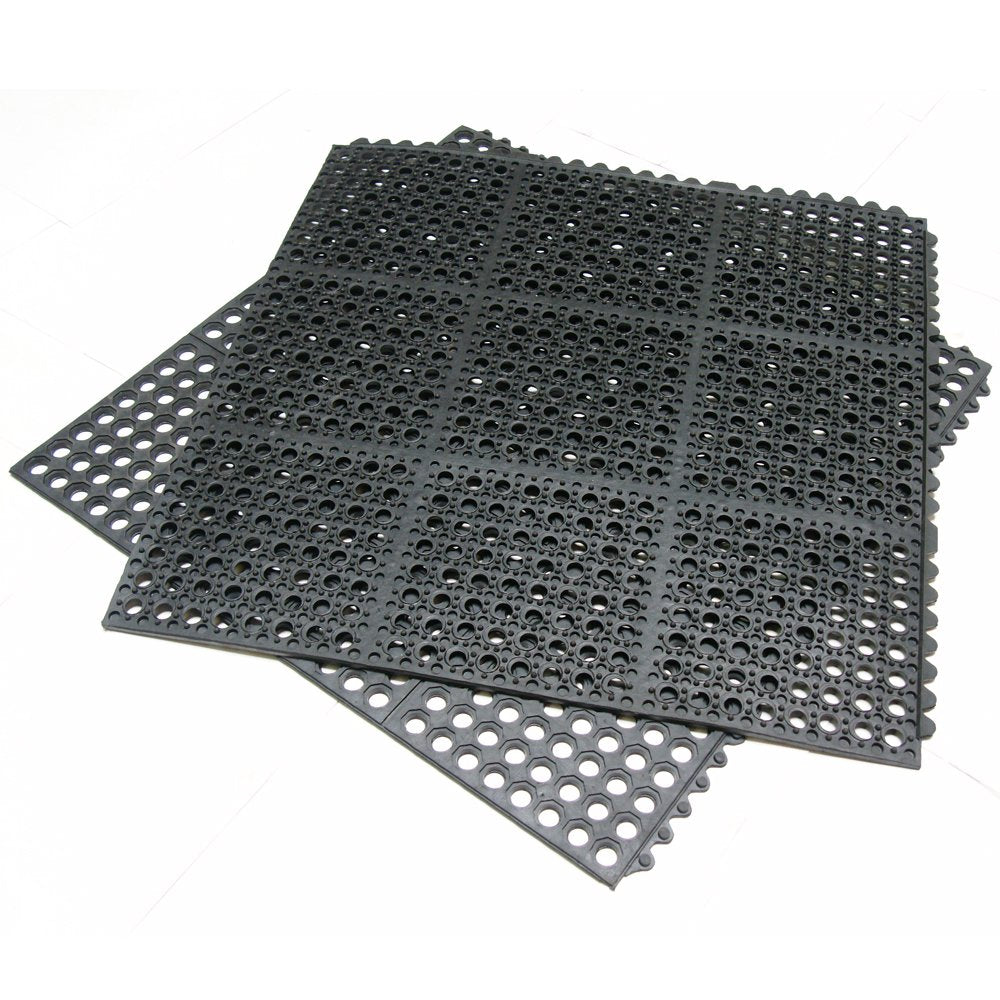 Black Anti-Fatigue Rubber Matting O697418