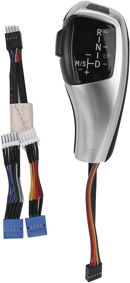 Silver LED Gear Shift Knob Retrofit Kit Pack of 2 K6303