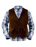 Brown Western Vest B357110