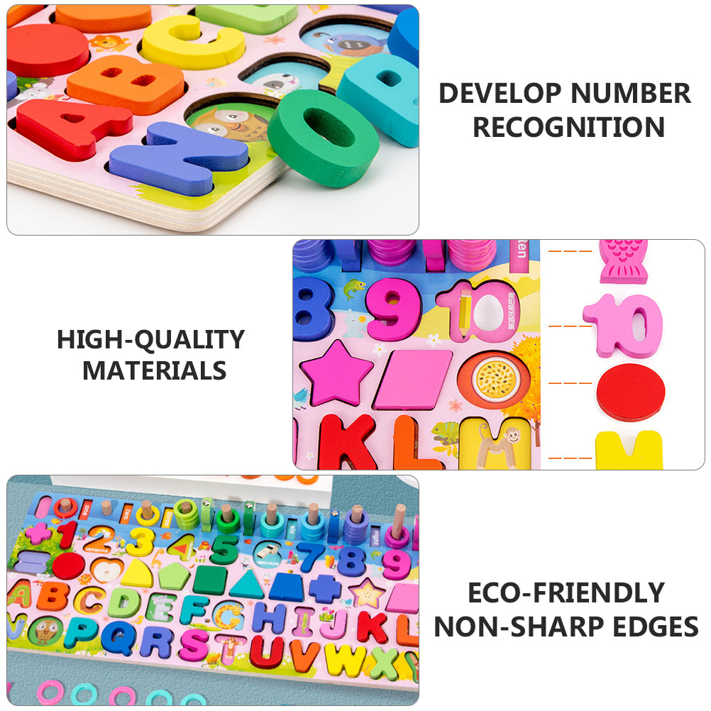 Magnetic Wooden Building Blocks Toy V212381