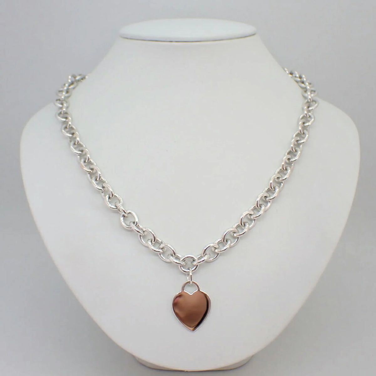 925 Heart Tag Pendant O246